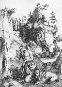 Albrecht Durer St Jerome Penitent in the Wilderness painting